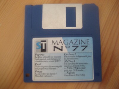 disquette du magazine st atari st