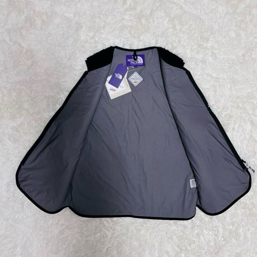 THE NORTH FACE PURPLE LABEL Wool Boa WINDSTOPPER Field Vest THE NORTH FACE PURPLE LABEL Wool Boa WINDSTOPPER Field Vest