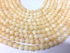 1 Strand Natural Calcite Round Ball Smooth 6mm/8mm Calcite Loose Beads 12"inch