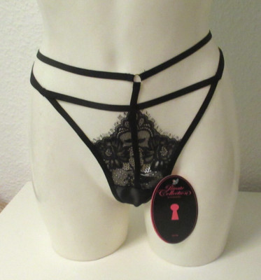 Hunkemöller Private Collection String  Iggy , neu mit Etikett, GR.  2XL, schwarz