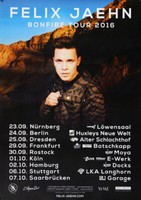 Felix Jaehn - Soundgarten, All Cities 2016 | Konzertplakat | Poster