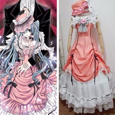 Kuroshitsuji Black Butler Ciel Phantomhive Cosplay Costume Set