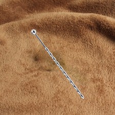 5.9'' Stainless Steel Insert Stretcher Plug Beads Sounding Long Rod Male Sex Toy