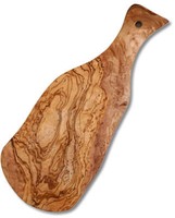 Olivenholz Griffbrett Naturschnitt, Ca. 30X13Cm