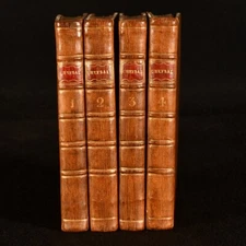 1766-1767 4Vols Chrysal or the Adventures of a Guinea Charles Johnstone Mixed...