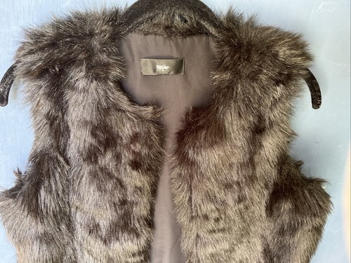 Mossimo Vest Womens Size X-Small Faux Fur Lined soft Fall Cozy - Picture 2 of 6