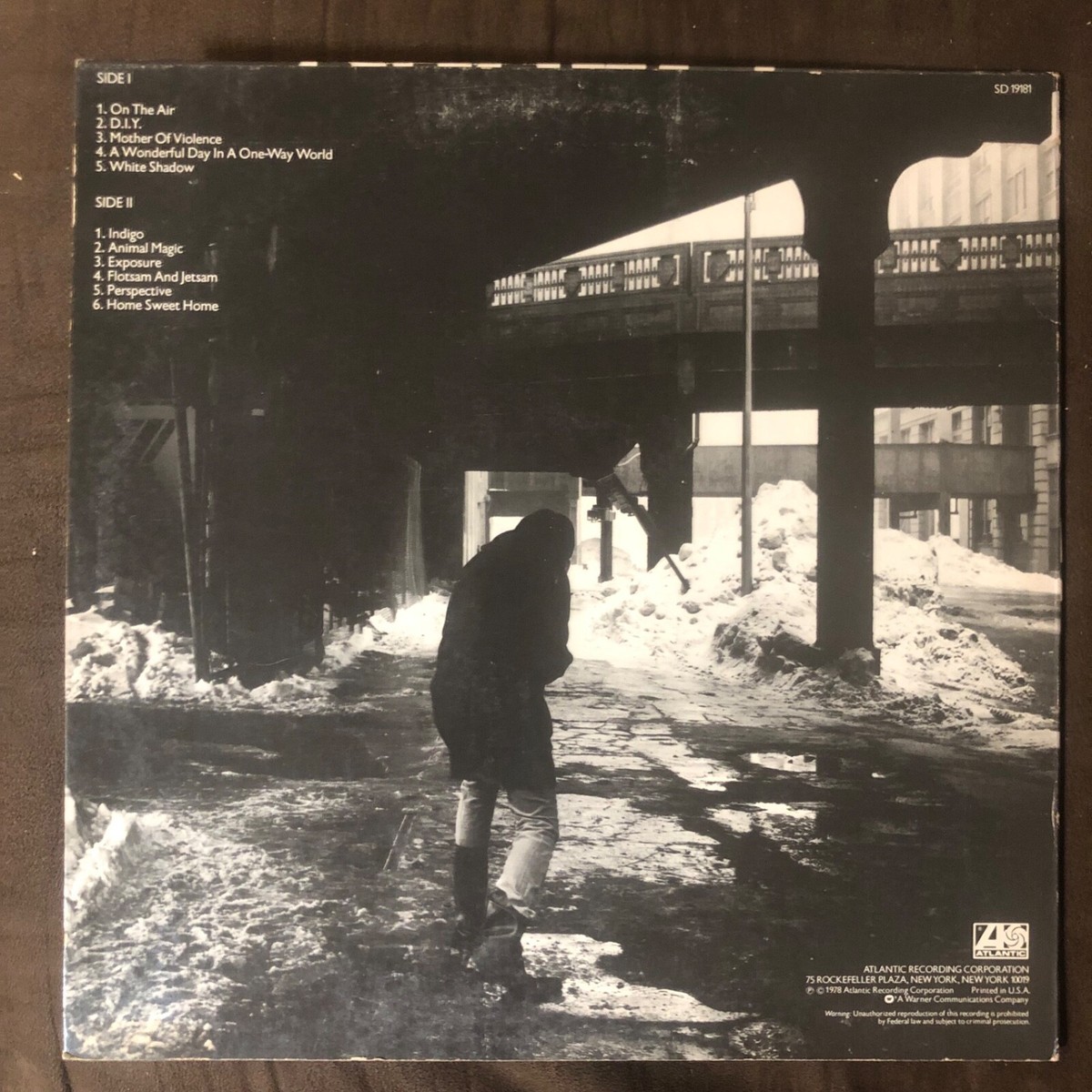 PETER GABRIEL “Scratch” Second Album - 1978 1st Press Atlantic LP