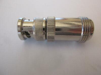 1x Amphenol Connector Adapter 2975 BNC Plug Male to N Jack Female M-F