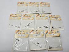 10 pcs Silver Stick Pins with Guard 2-inch Hat Head Pins Craft Jewelry Brooch