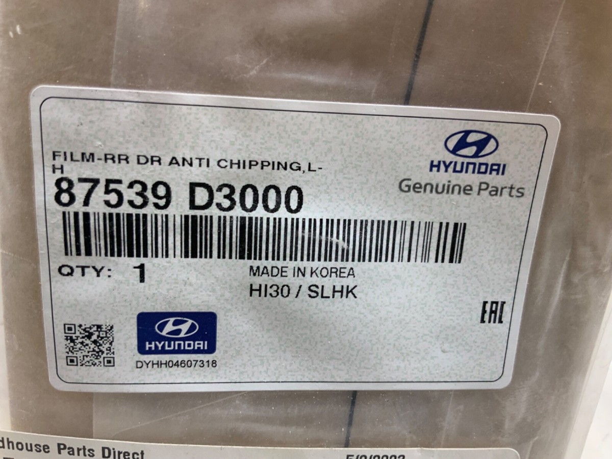 あかり asntks☆ Genuine OEM Kia 87539 G5000 Driver LH Anti Chip