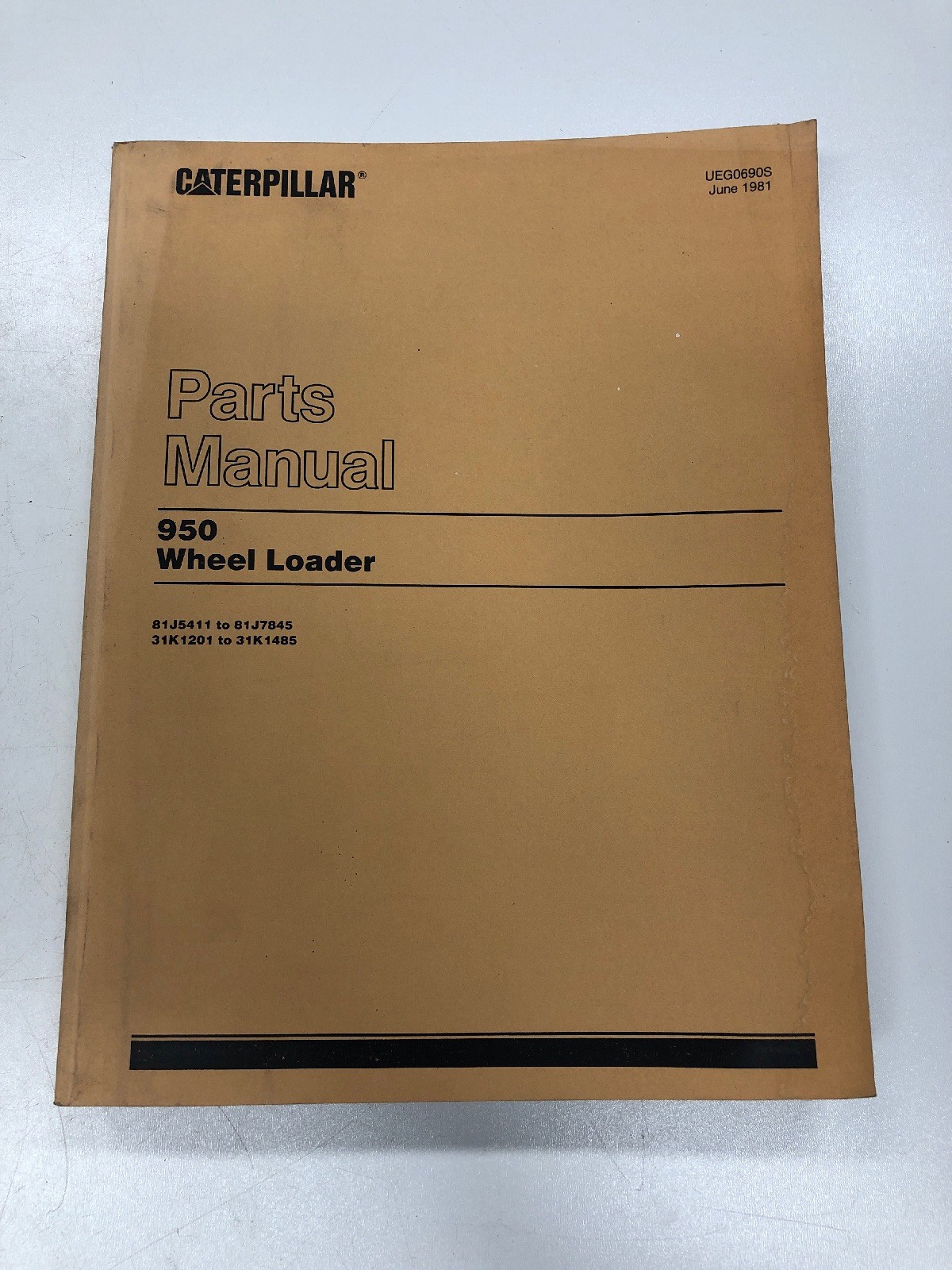 CAT Caterpillar 950 Parts Manual Book Wheel Loader 81j5411 - 84j7845 | eBay