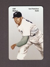 #5 CLIFF MELTON, San Francisco Seals PCL |FIRST PRINTING color card Aldana 2019