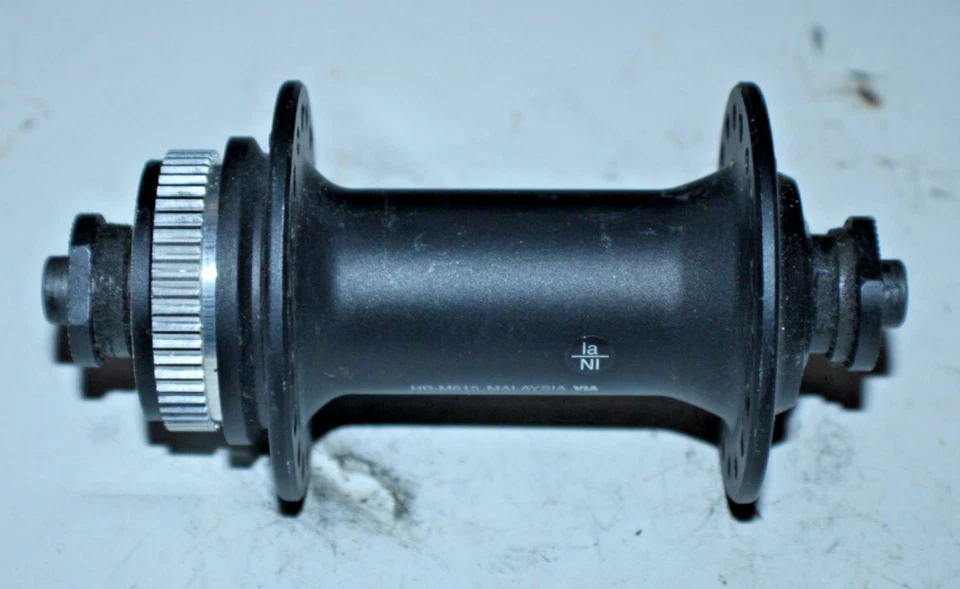 Shimano Deore Front Bike Hub Black 36H 100mm Center Disc HB-M615 QR USA Shipper! - Image 4 of 4