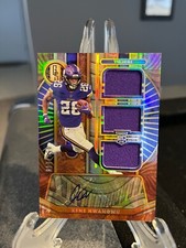 Kene Nwangwu 2021 Gold Standard Triple Jersey #58/149 Autograph Rookie - Vikings