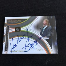 2022 Immaculate Collection WWE Hacksaw Jim Duggan Inductions Auto #97/99