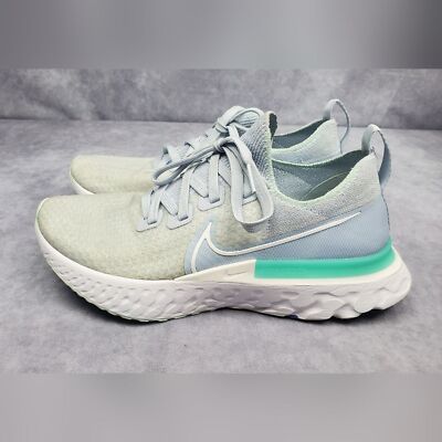 Nike React Infinity Run Flyknit Blue Running Shoes CD4372-400 Women's Size 8