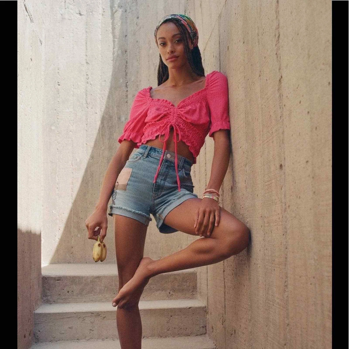 Rose hot sale crop hoodie