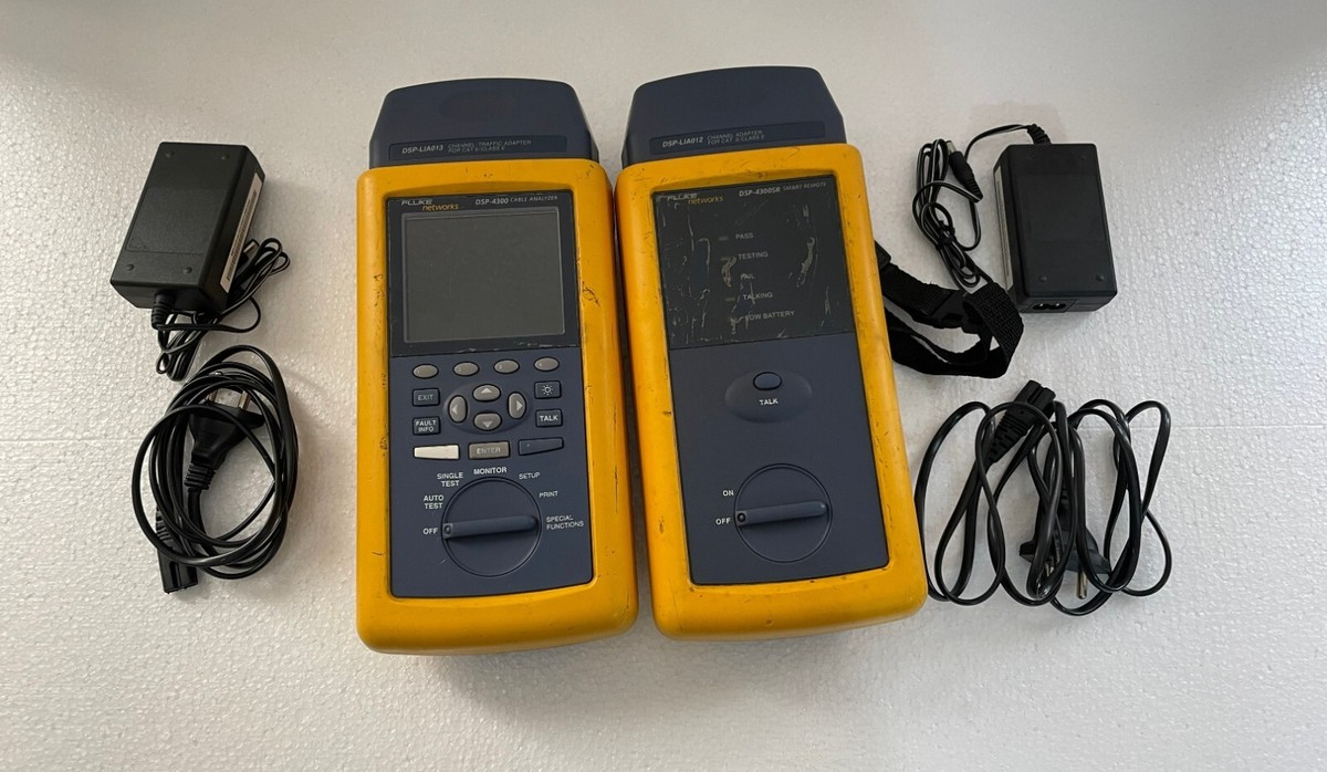 Fluke DSP 4300 Cable Analyzer & DSP4300 Smart Remote Cable Fluke DSP 4300 Cable Analyzer & DSP4300 Smart Remote Cable