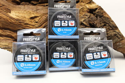 Spro Freestyle Ballast Braid 125m 0,08mm 0,10mm 0,13mm 0,16mm ABVERKAUF