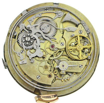 ¼ Viertel- Repetitions- Werk Chronographenwerk Bj. ca. 1920, gangbar