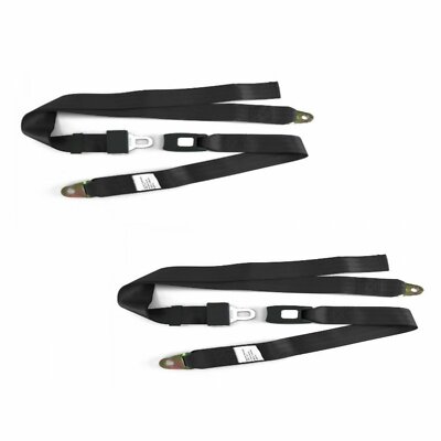 2x Adjustable Seat Safety Belt Harness Lap Belt Universal 3 Point For Car Truck 2x Adjustable Seat Safety Belt Harness Lap Belt Universal 3 Point For Car Truck