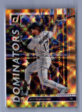 Austin Meadows 2020 Panini Donruss Dominators #D-8 /999 Tampa Bay Rays Insert