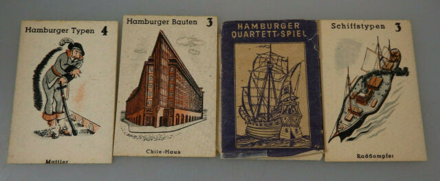 Rarität = Hamburger Quartett-Spiel um/ab 1930 (74590)