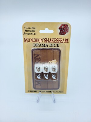 SJG 5618 Munchkin Munchkin Shakespeare - Drama Dice (6) New Steve Jackson 