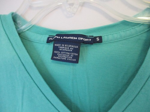 Girls Polo Ralph Lauren short sleeve crew neck T Shirt Blue Size Small - Picture 3 of 3