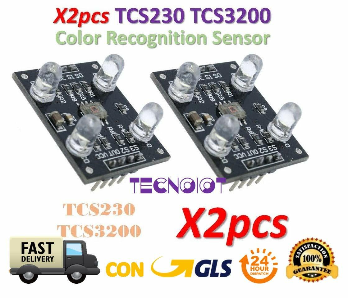 TECNOIOT 2pcs tcs230 tcs3200 Color Recognition Sensor Detector RGB Color (h9Z)
