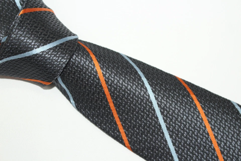 Corbata de seda CARLO PALAZZI hecha en Italia F50853 Foto 3 de 4