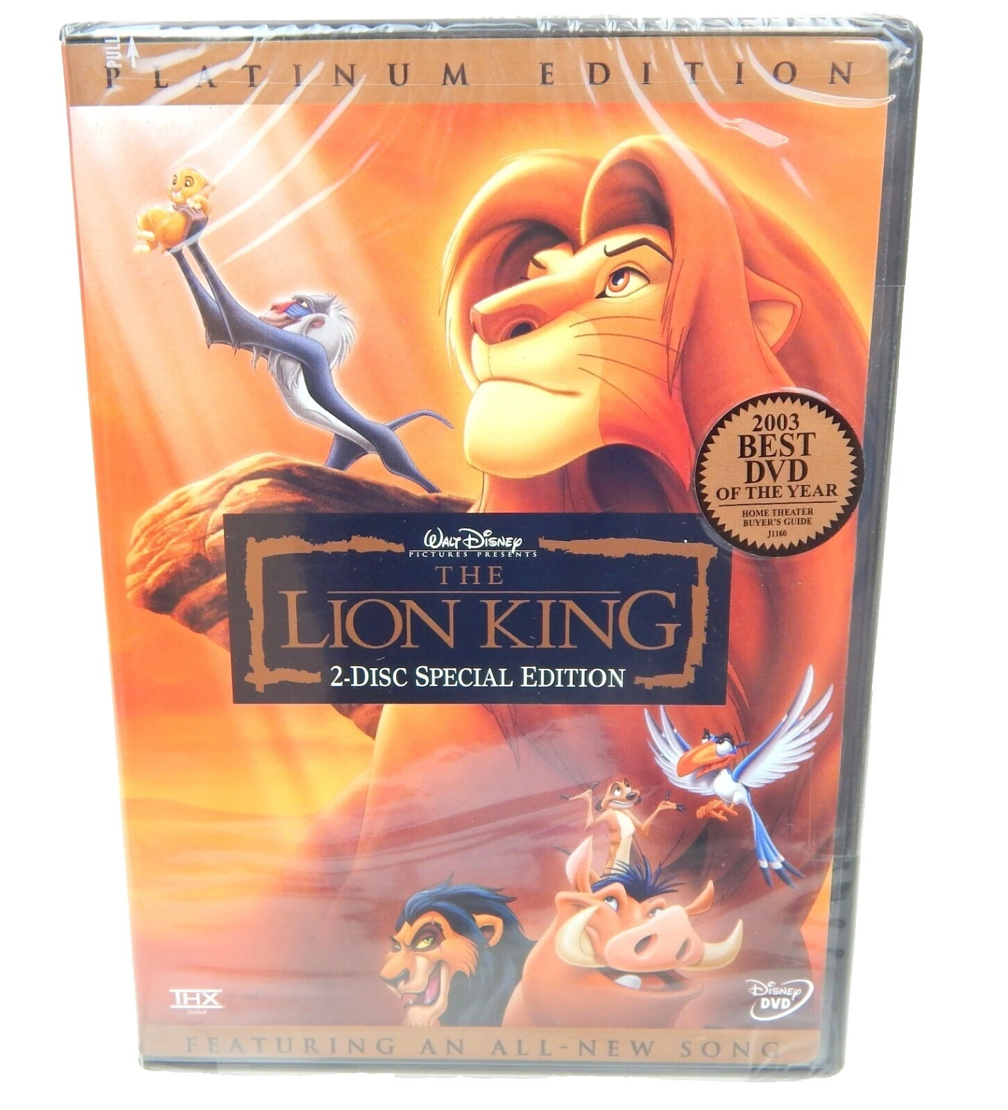 O Rei Leão Infantil e Família DVDs e discos Blu-Ray