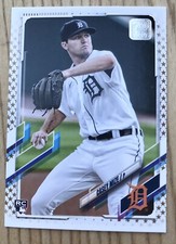 2021 Topps Gold Star Parallel Variation #321 Casey Mize Rookie Tigers