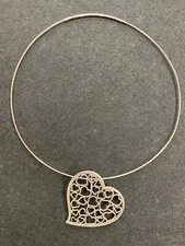 STERLING SILVER HEART PENDANT, please read item description for details