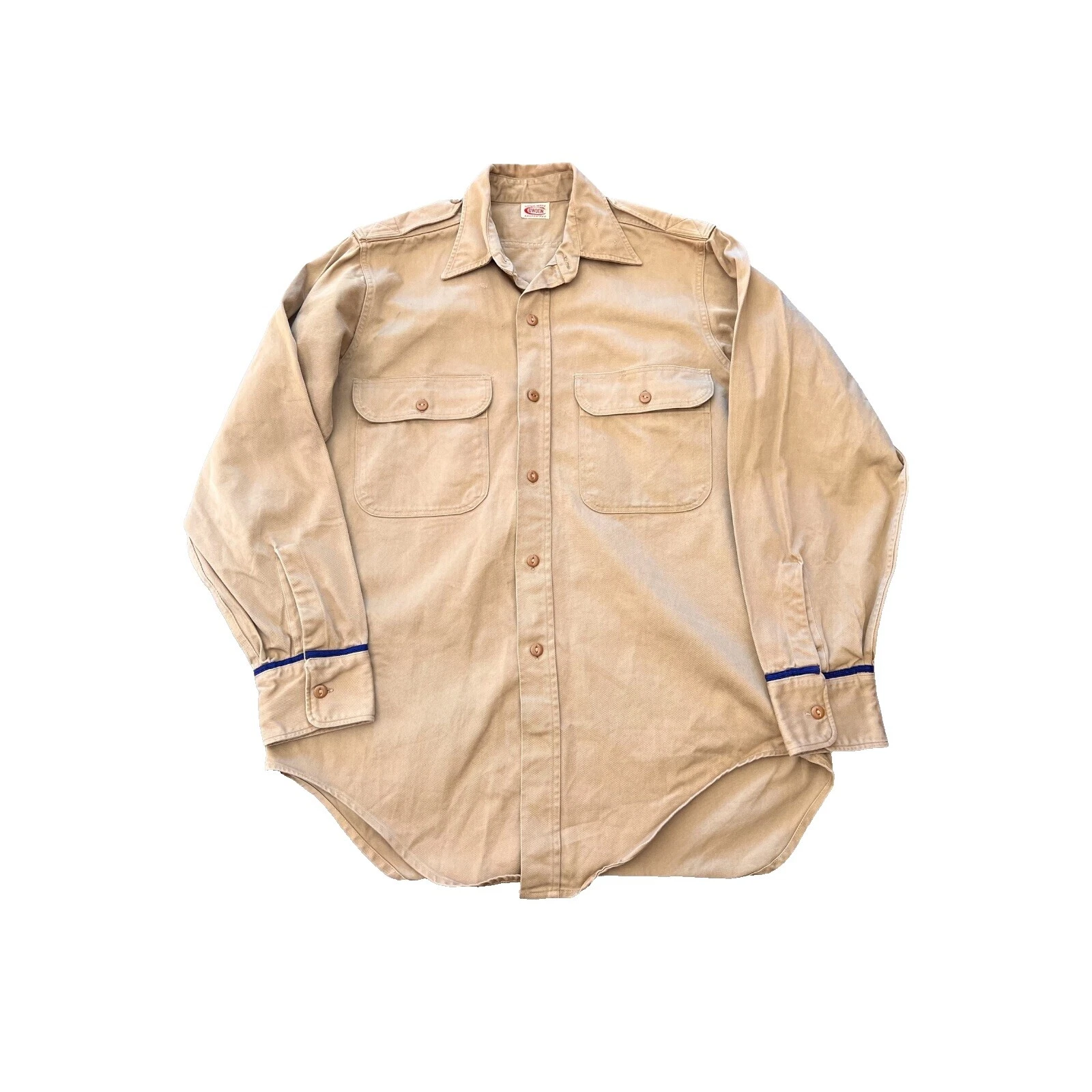 Original Regular 1940s Vintage Casual Shirts for Men