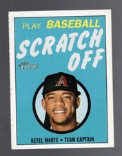 2020 Topps Heritage - 1971 Topps Baseball Scratch-Offs #9 Ketel Marte