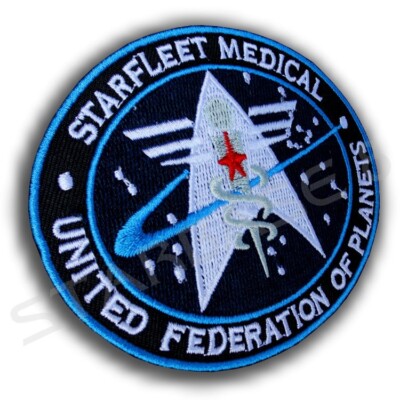 STARFLEET COMMAND MEDICAL UNITED FEDERATION OF PLANETS AUFNÄHER PATCH COLLECTION