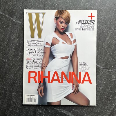 W Fashion Magazine Feb 2010 Rihanna / Taryn Simon / Raquel Zimmerman / Mia Wasik