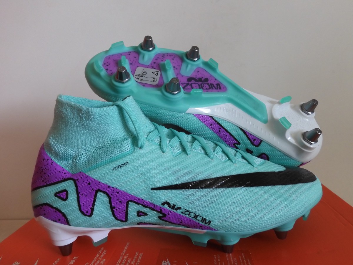 Nike Zoom Mercurial Superfly 9 Elite Sg Pro Hyper Turquoise-White