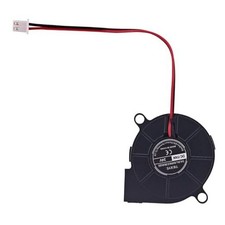 1 Pcs 5015 Turbo Blower Fan 24V 2-Wire Dual Ball 5015 Blower Fan 24V 6000 RPM
