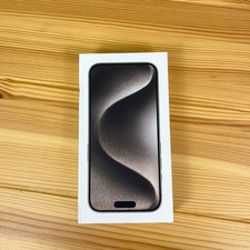 Apple iPhone 15 Pro Natural Titanium 128 GB Empty Box ONLY