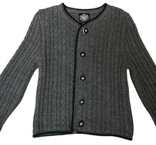 Hammerschmid German 100 Wool Cardigan Youth EU Size 116-US Size 5/6 EXCELLENT