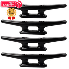 Laorde Nylon Boat Cleats Black, 4/5/6/8, Mari...