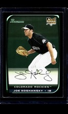 2008 Bowman #206 Joe Koshansky RC Rookie Colorado Rockies Baseball Card. rookie card picture