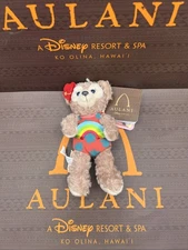 *New Disney Aulani Exclusive Shellie May Duffy Bear Swim Friends Plush Keychain
