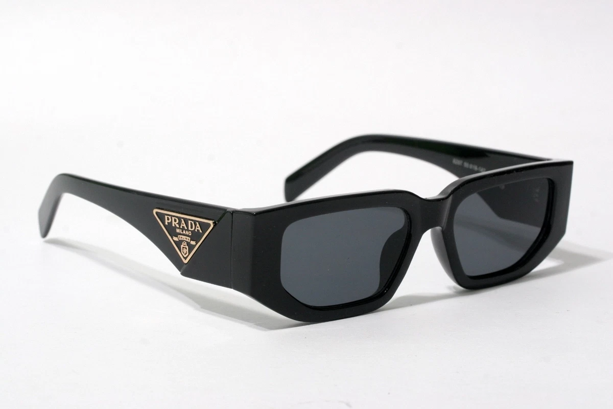 Prada Sunglasses 8297 Shiny Black/ Black lenses, Big 145 mm Frame