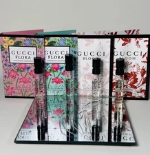 Gucci Perfume Women Collection 4pcs Samples Set 🎁 Gucci Bloom & Gucci Flora 🎁