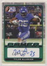 2021 Leaf Pro Set Power Base Emerald Spectrum Foil 7/50 Tyler Allgeier Auto 0g48