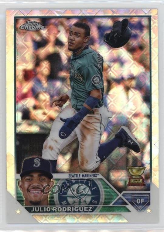 2023 Topps Chrome Logofractor Edition Julio Rodriguez Julio RodrÃguez #200 13wj