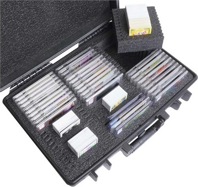 57-105 Graded Card Slab Carrying Case - Slotted Storage Fits PSA/BGS/FGS/SGC Gra